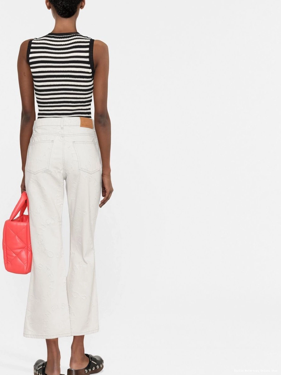 Affordable Stella logo Women flared high-waisted McCartney trousers 0328